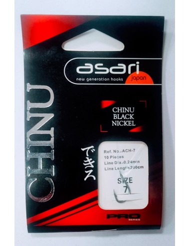 Anzuelo Montado Asari Chinu Black Pro