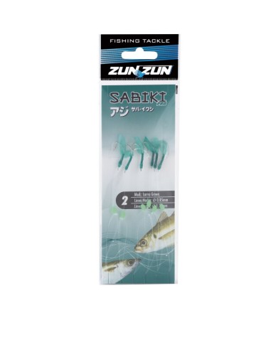 Sabiki Pro Larva Verde Zun Zun