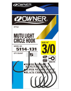 Anzuelo Mutu Light Circle