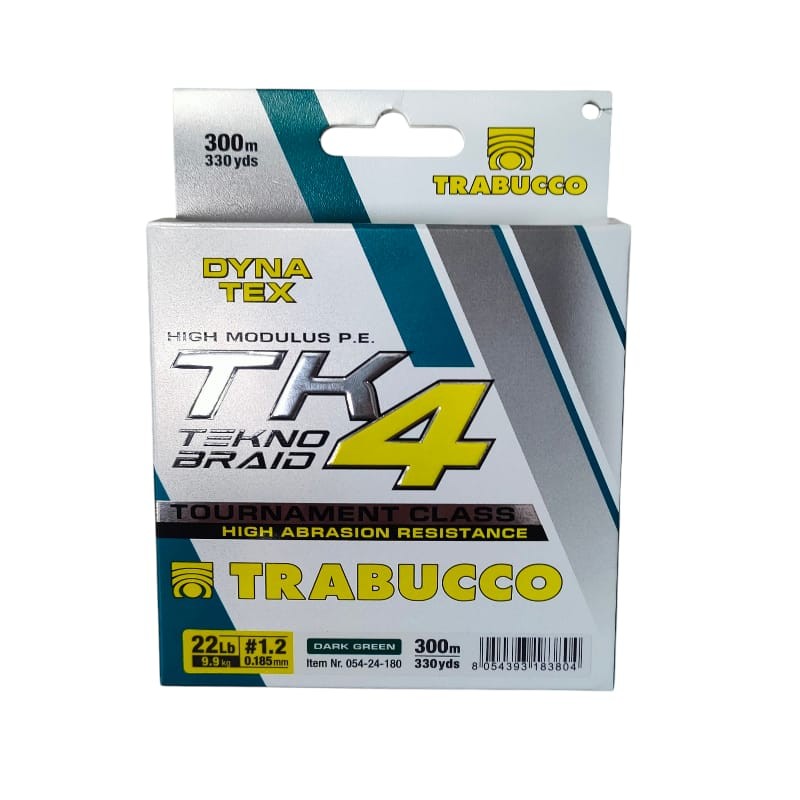 Trenzado Dyna Tex 4 Braid Trabucco 300m