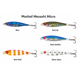 Colores disponibles del jig Mustad Mezashi Micro 5 g
